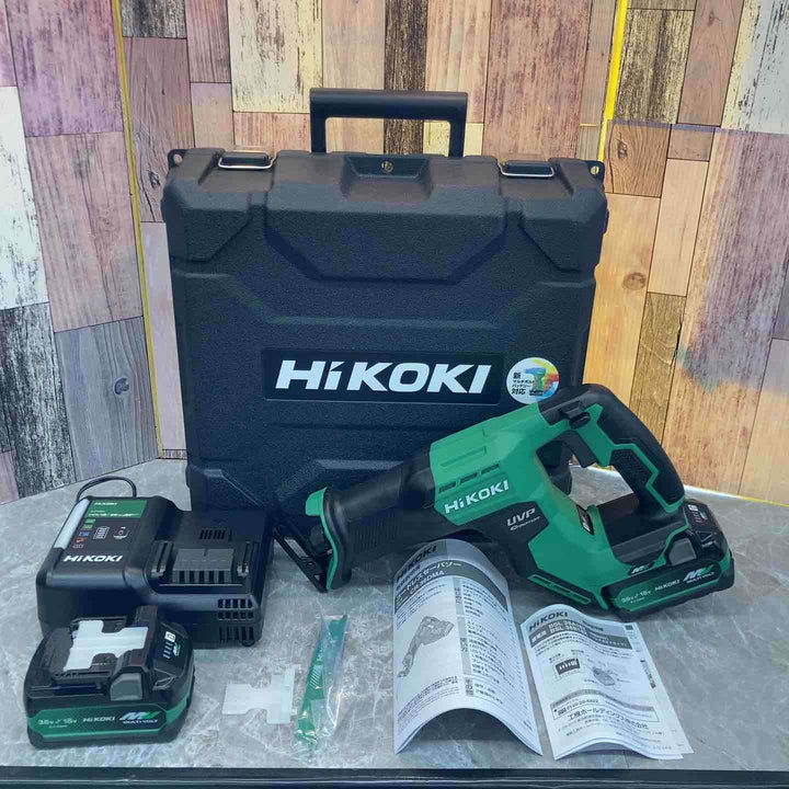 ★ハイコーキ(HIKOKI ※旧:日立工機) コードレスセーバーソー CR36DMA(2XPZ)【八潮店】