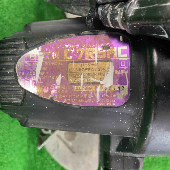 ★ハイコーキ(HIKOKI ※旧:日立工機) 卓上スライド丸のこ C7RSHC【川崎店】