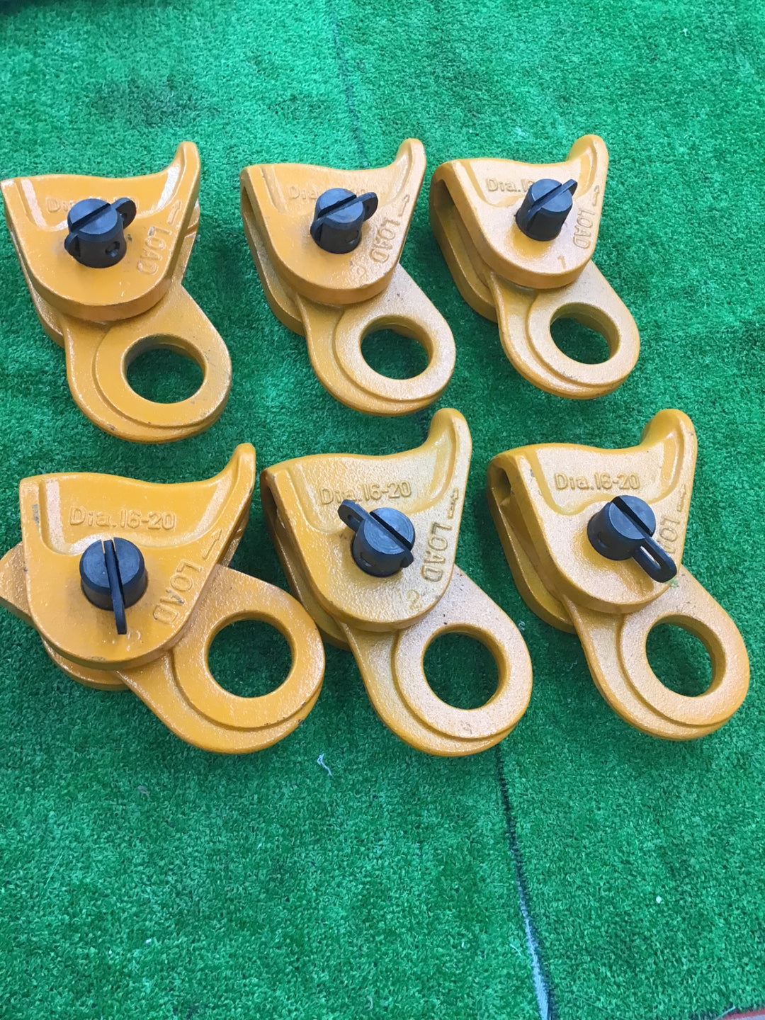 KITO タコマン ワイヤークランプ  Dia.16-20  3t  6個セット【桶川店】