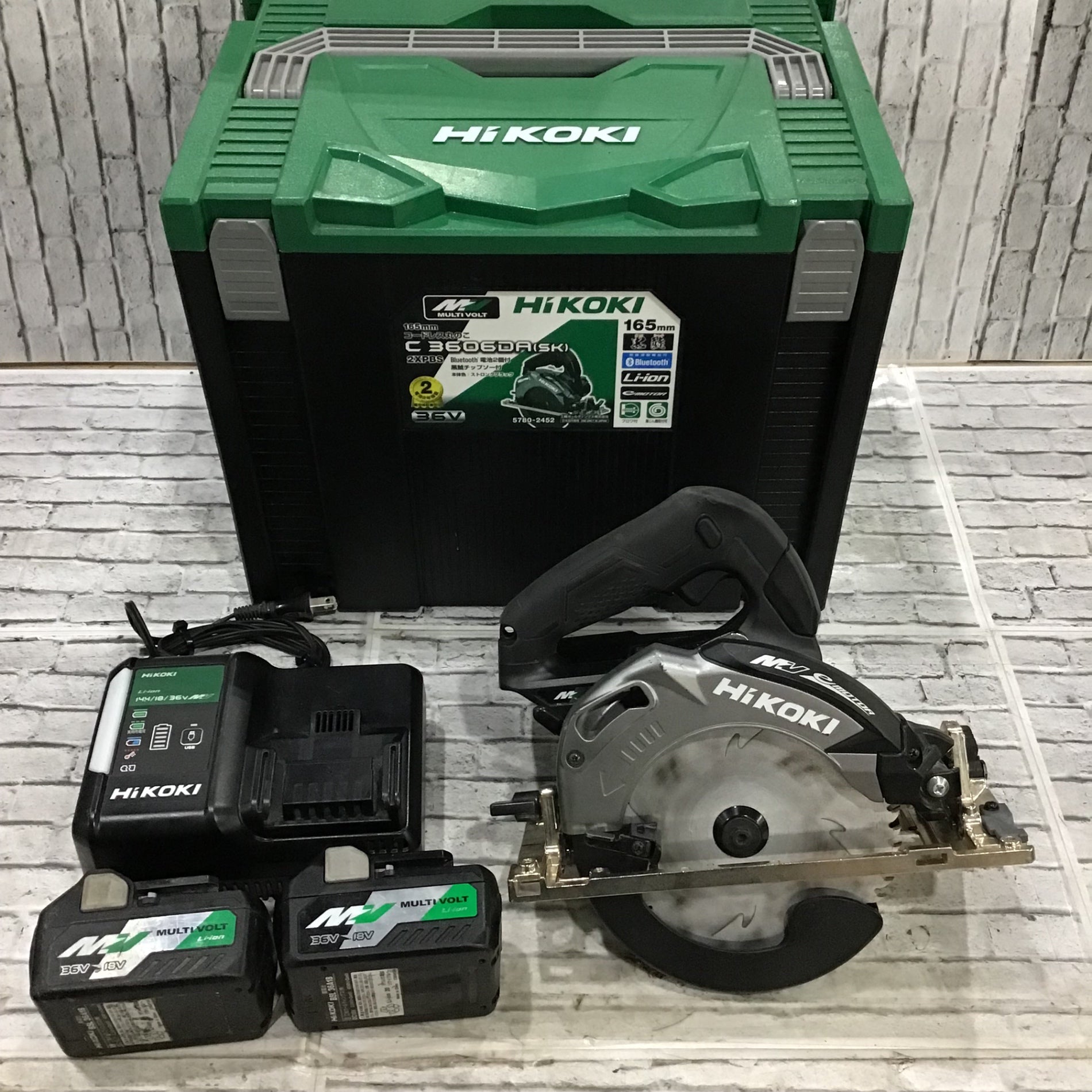 HIKOKI 165mm マルノコ C 3606DA(SK) コードレス丸のこ（Amazon