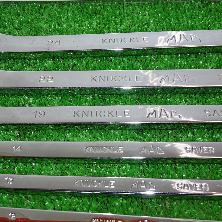 マックツール/MACTOOLS ナックルセーバー コンビネーションレンチ8本セット 10mm~24mm【岩槻店】