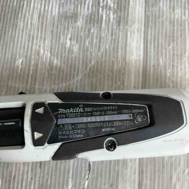 ☆マキタ(makita) コードレスペンインパクトドライバ TD021DSW【草加店】