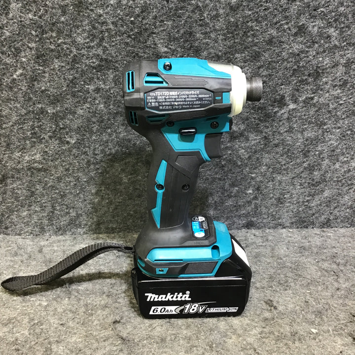 【美品※備考欄にバッテリ充電回数記載あり!※】マキタ(makita) コードレスインパクトドライバー TD172DRGX【桶川店】
