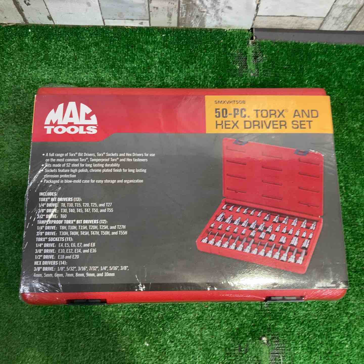 MACTOOLS マスター トルクス ヘックス ドライバーセット 50PC 