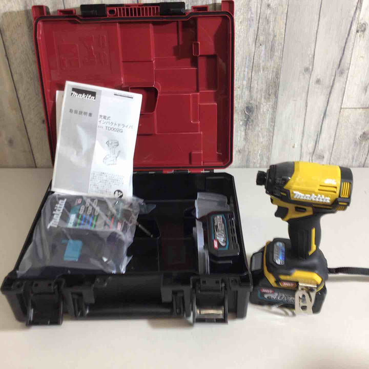 ★マキタ(makita) コードレスインパクトドライバー TD002GDXFY イエロー 黄色【戸田店】