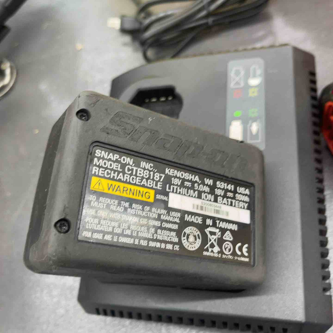 スナップオン 1/2 18V 電動インパクトレンチ セット CT9075 Snap-on 充電式バッテリー1個 充電器1個 【越谷店】