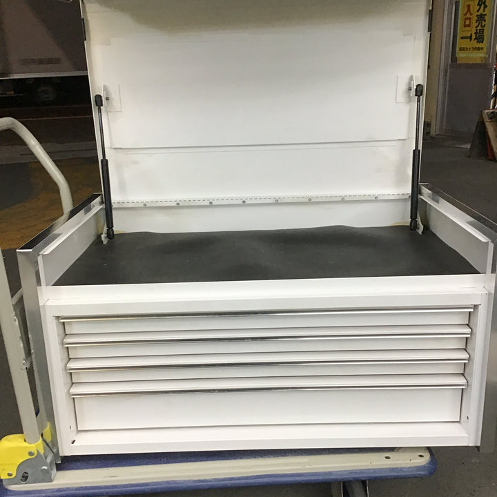 【店頭受取り限定】 スナップオン 工具箱 KRL737 ホワイト 長野オリンピック記念 天板固定できず 鍵あり ロールキャブ チェスト 【桶川店】