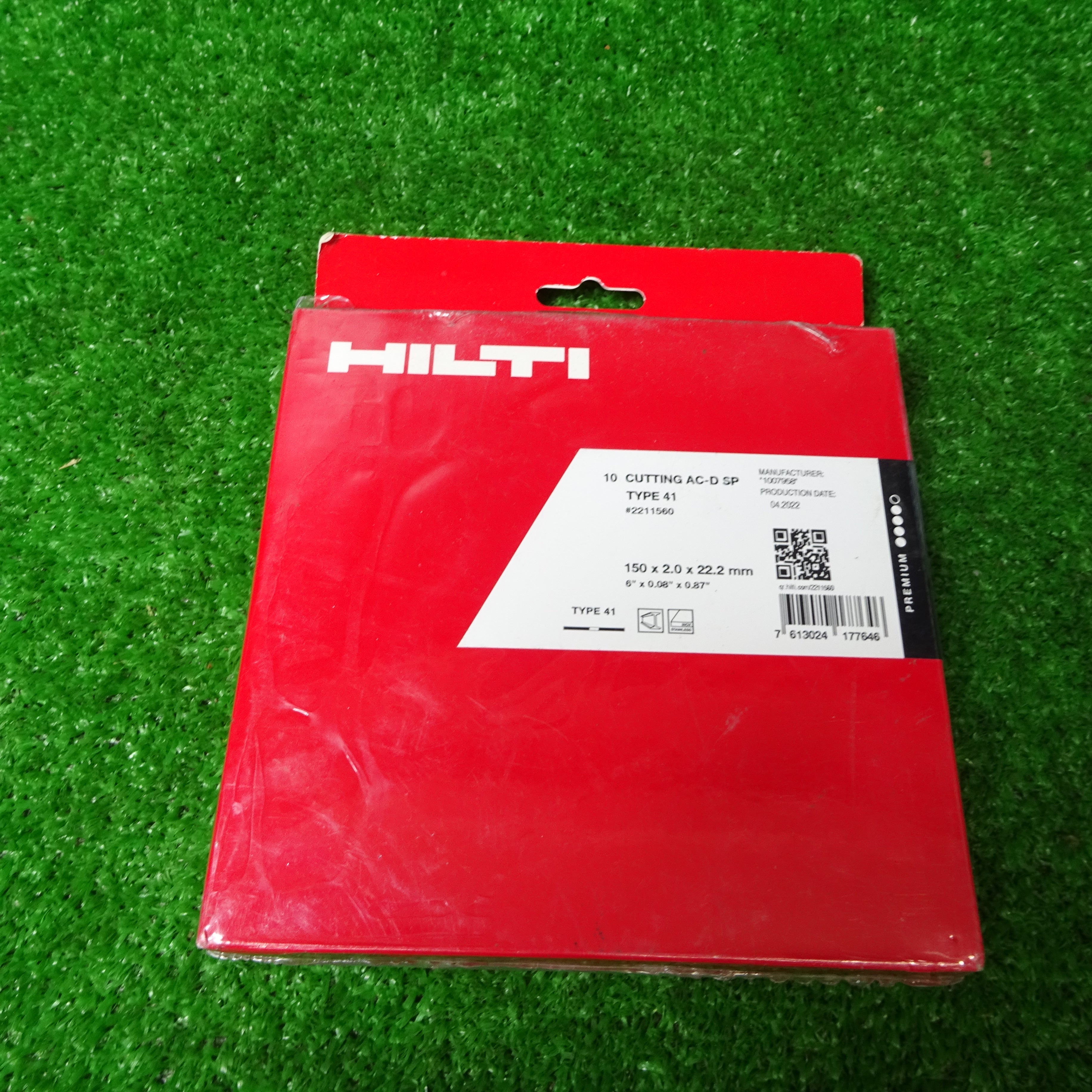 HILTI　切断砥石　AC-D SP　150x2.0x22.2 10枚 #2211560【岩槻店】