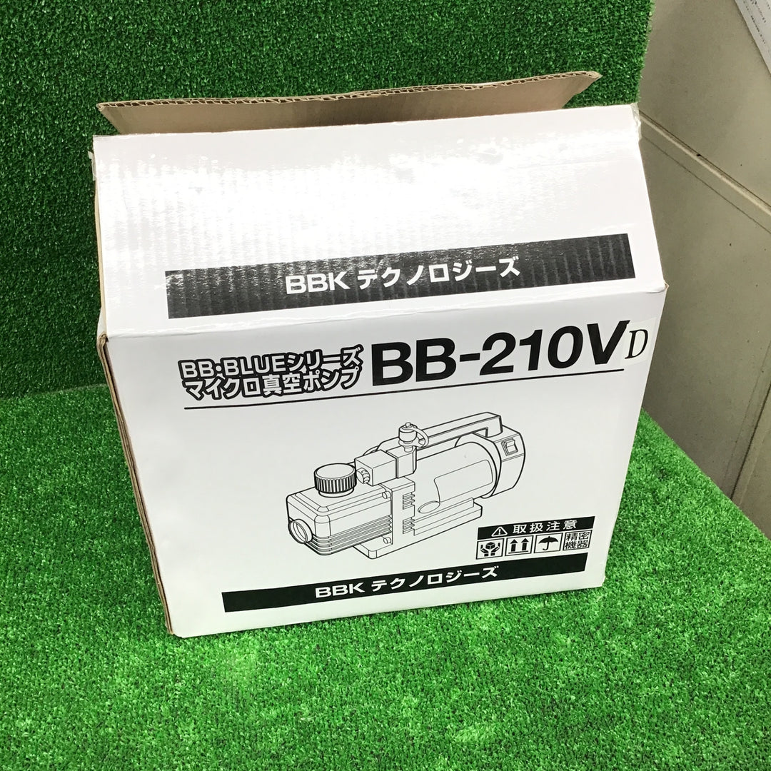 BBK デジタルゲージ/電磁弁付真空ポンプ BB-210VD【桶川店】