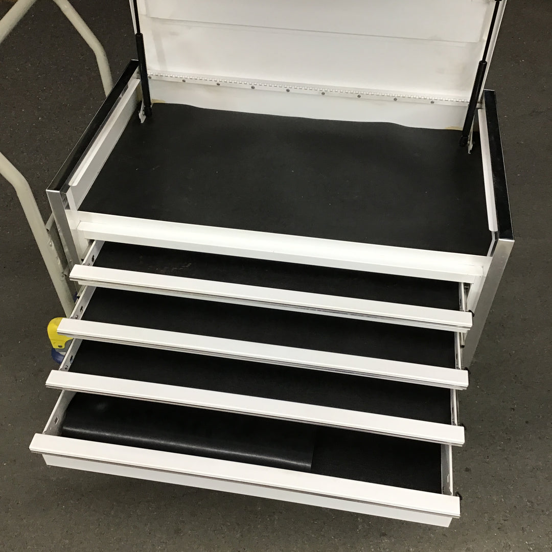 【店頭受取り限定】 スナップオン 工具箱 KRL737 ホワイト 長野オリンピック記念 天板固定できず 鍵あり ロールキャブ チェスト 【桶川店】