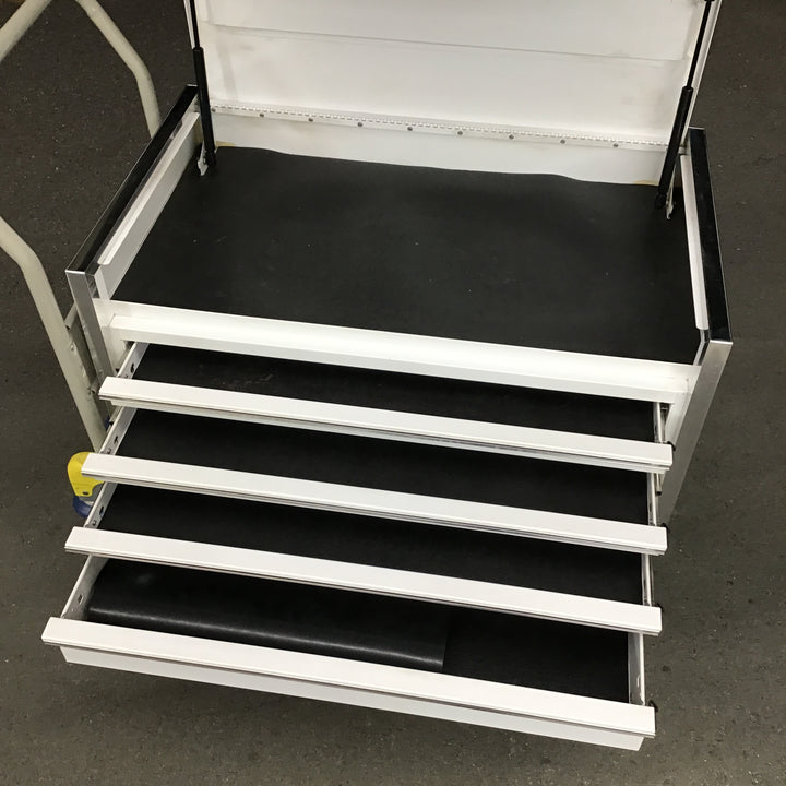【店頭受取り限定】 スナップオン 工具箱 KRL737 ホワイト 長野オリンピック記念 天板固定できず 鍵あり ロールキャブ チェスト 【桶川店】
