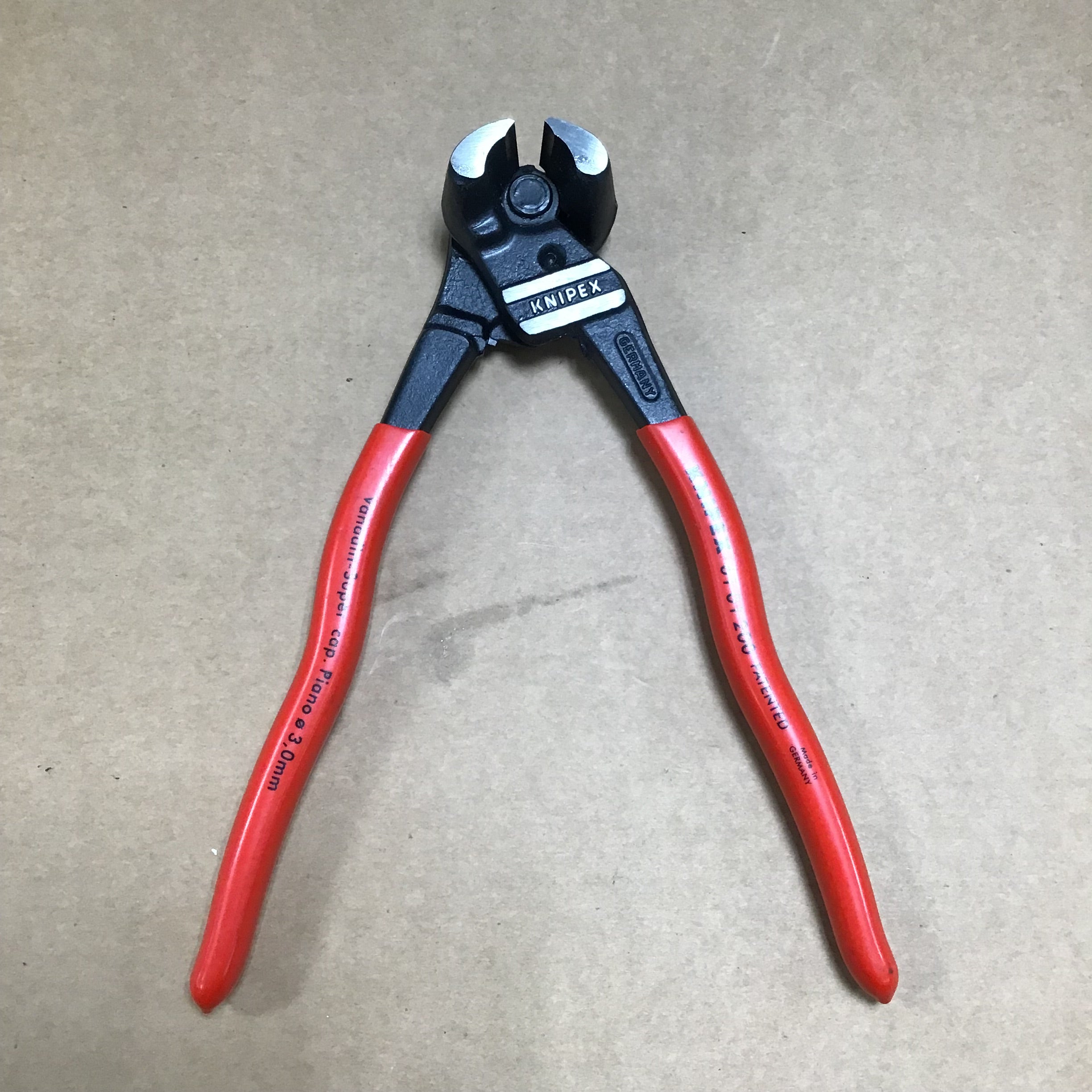 KNIPEX エンドカッティングニッパー 200mm 6101200-2316 【4468422