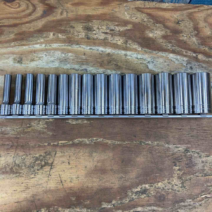 スナップオン(Snap-on) ソケット 15本セット S401/S361/S341/S321/S301/S281/S261/S241/S221/S201/S181A/S161A/S141A/S121A/SM10A【柏店】