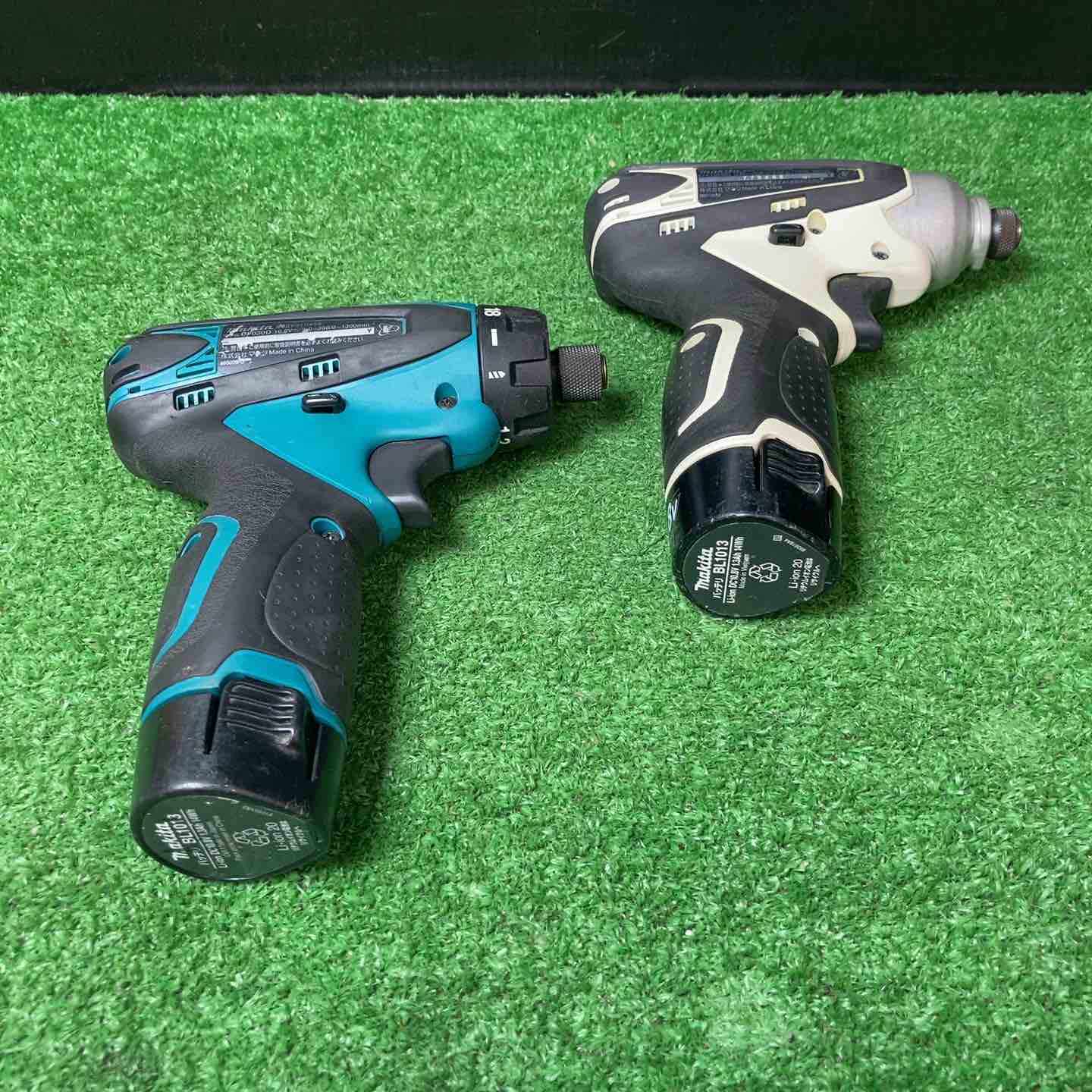 中古品】◇充電式インパクト×2点＆充電式ドライバードリル×2点 (10.8V1