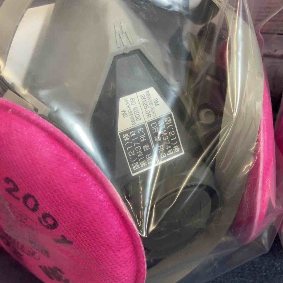 3M(スリーエム) 取替え式防じんマスク Mサイズ 6000/2091-RL3 3個入り 製造年月2025年9月【八潮店】