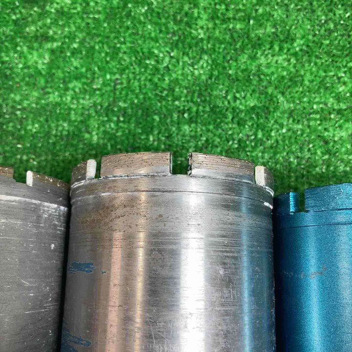 シブヤ　ダイヤモンドコアビット　90Φ、80Φ×2、52Φ、40Φ、32Φ　6本セット　有効長270㎜【川崎店】