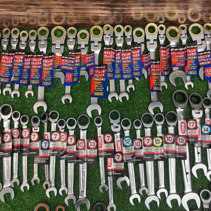 未使用品 ギアレンチ まとめ売り② KTC スーパーツール TONE等 サイズ複数 100個セット！【川越店】