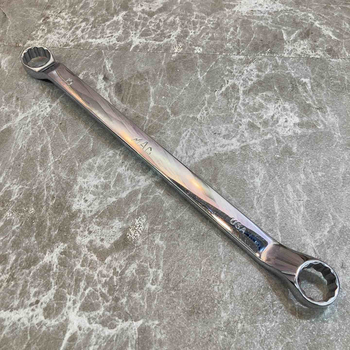 ▲マックツール(MACTOOLS)　BOM21719R　オフセット メガネレンチ 17X19mm 【八潮店】