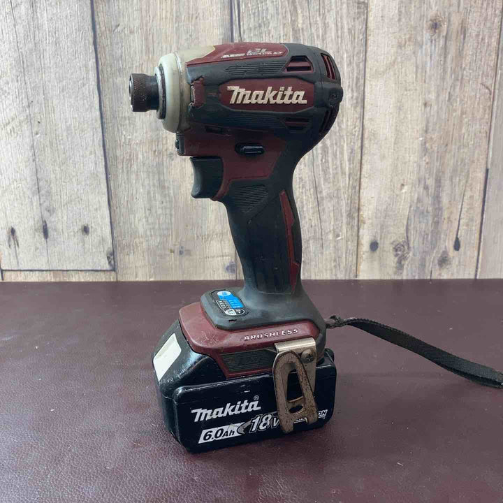 【中古品】マキタ(makita) コードレスインパクトドライバー TD172DZAR 18V バッテリー1個付属【東大和店】