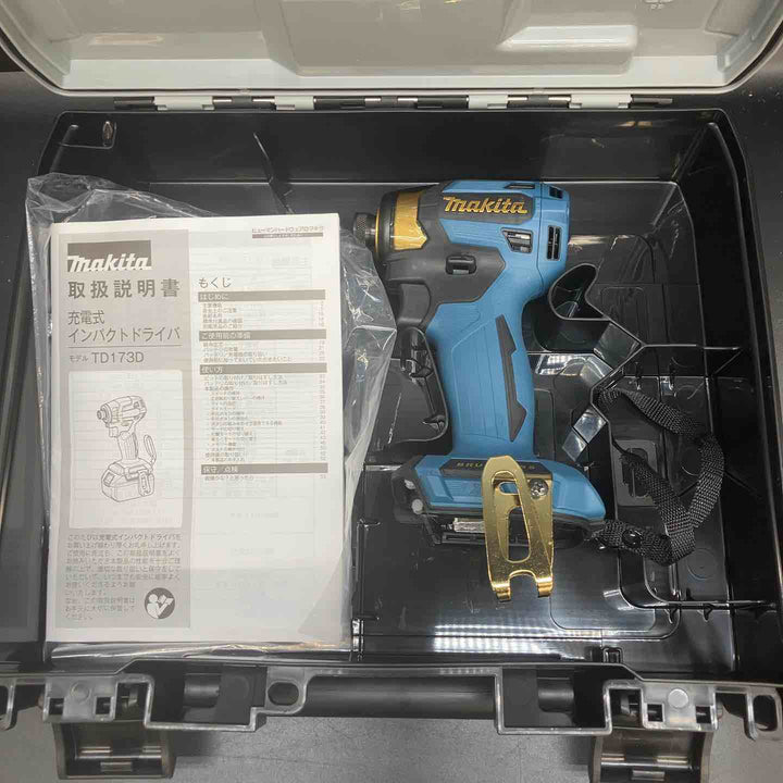【未使用品】マキタ(makita) コードレスインパクトドライバー TD173DZPB　20周年限定カラー 本体+ケース付【川越店】