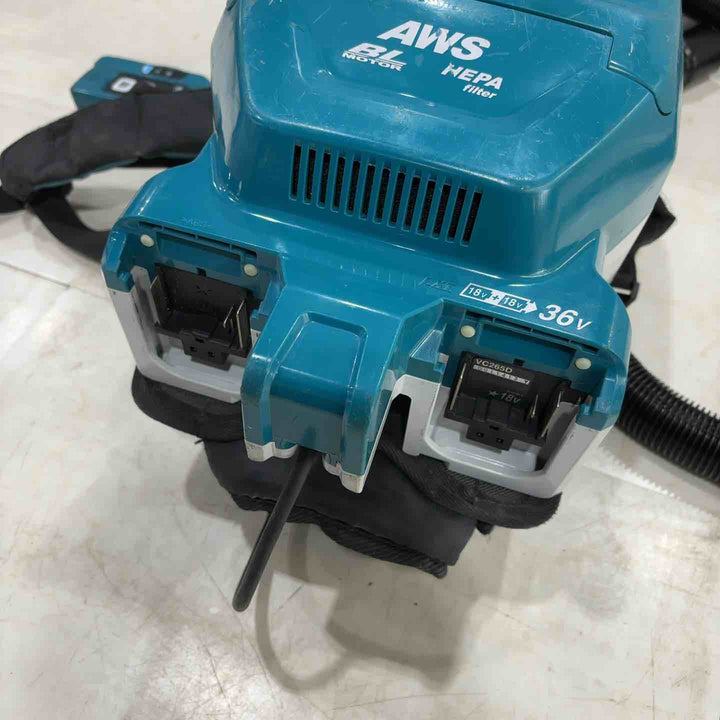 ★マキタ(makita) 18V 36V コードレス背負集じん機 乾式 VC265DZ【川口店】