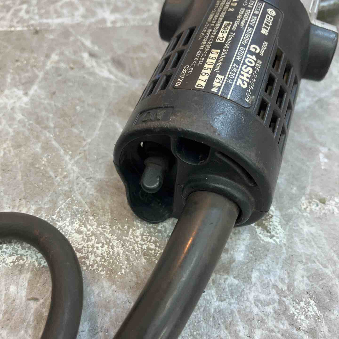 ◇ハイコーキ(HIKOKI ※旧:日立工機) ディスクグラインダー 100mm G10SH2 細径【八潮店】