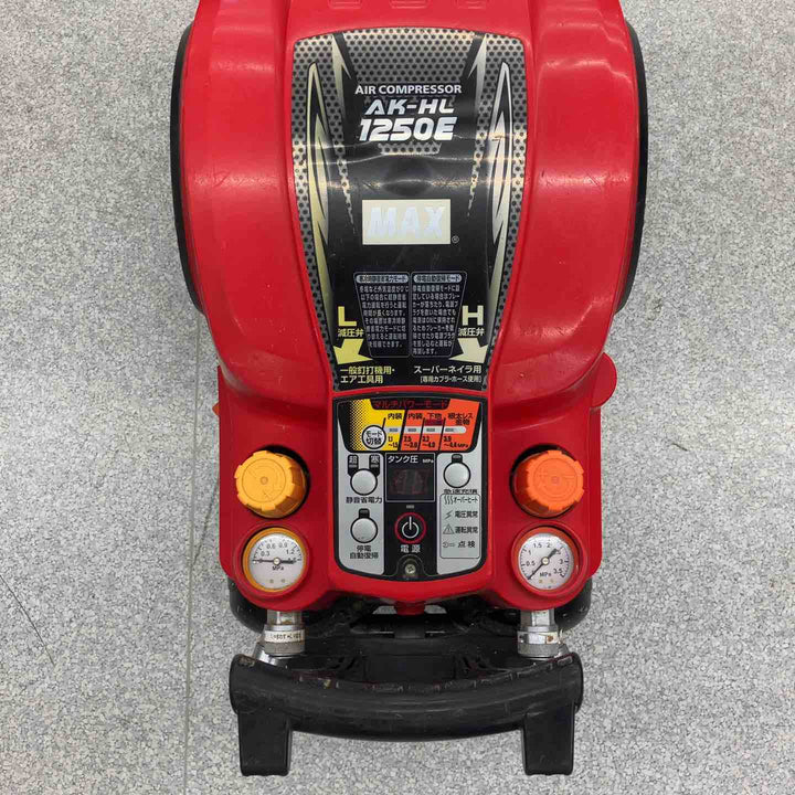 ★マックス(MAX) エアコンプレッサー AK-HL1250E_レッド【八潮店】