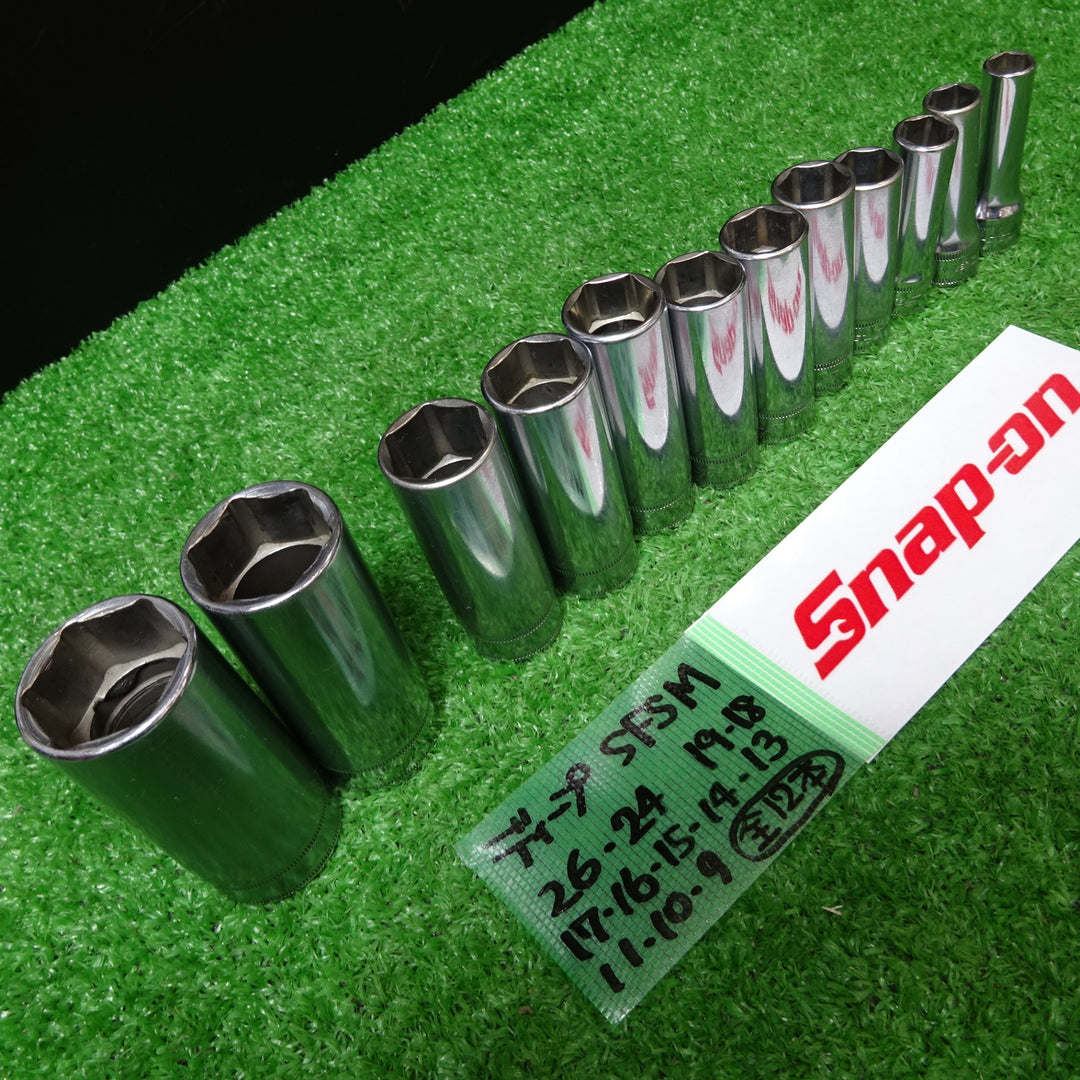 スナップオン/Snap-on 3/8sq ディープソケット SFSMシリーズ 12個セット【岩槻店】