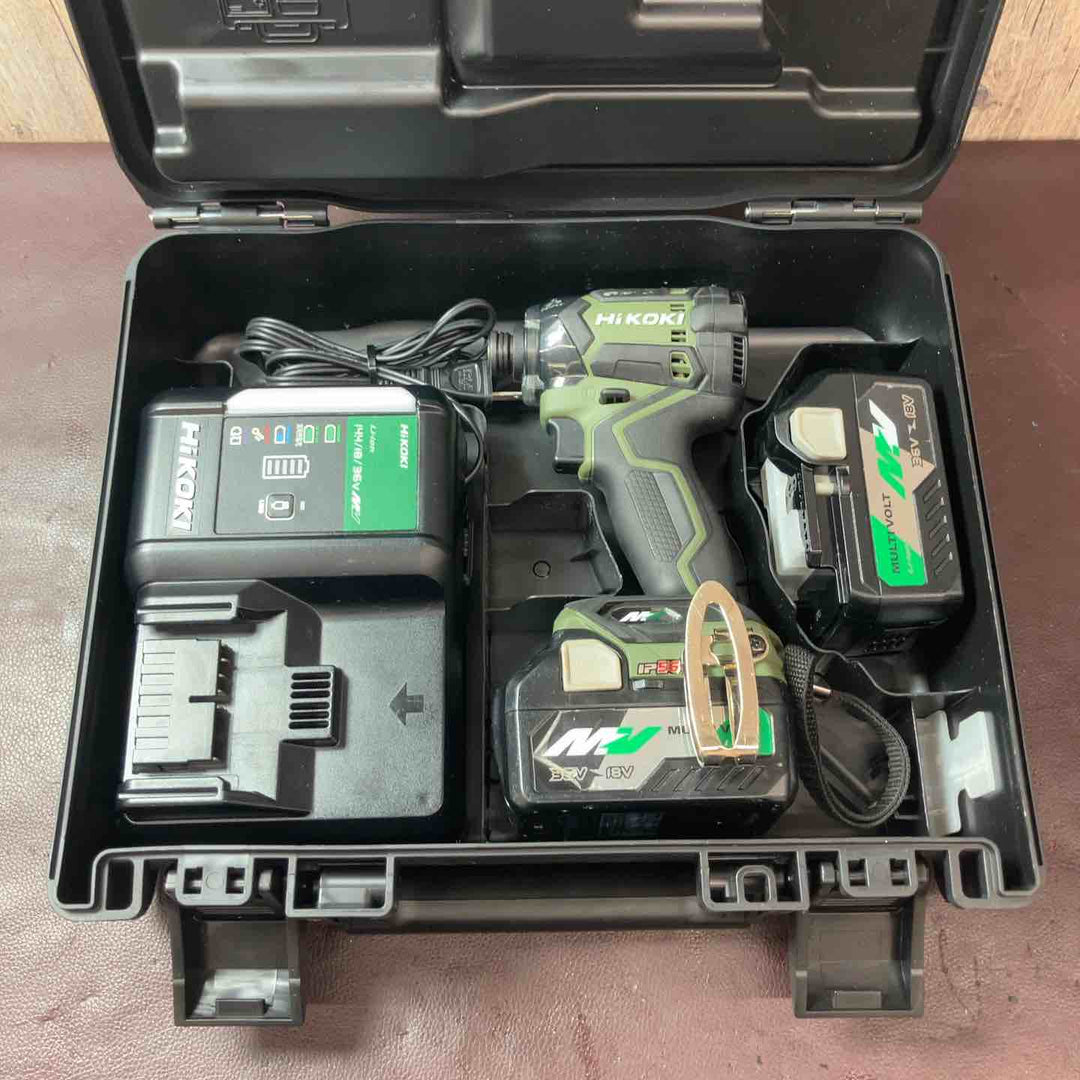 【中古品】 ハイコーキ(HIKOKI ※旧:日立工機) コードレスインパクトドライバ WH36DC(2XPS)(G) 【東大和店】