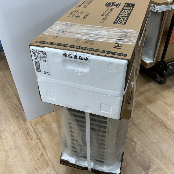 【店頭受取り限定】日立 Hitachi ルームエアコン 白くまくん AJシリーズ エアコン 6畳用 RAS-AJ2226S ＋室外機RAC-AJ2226S【電材館越谷店】