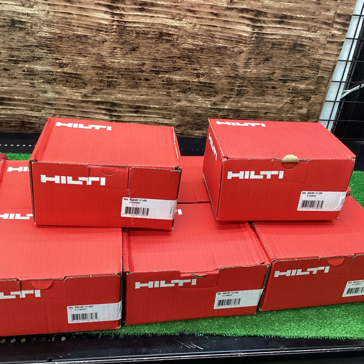 【未使用品】HILTI／ヒルティ 内部コーン打ち込み式金属系アンカー HKV-R2 八箱セット 一箱50本入り 合計400本 　【川越店】