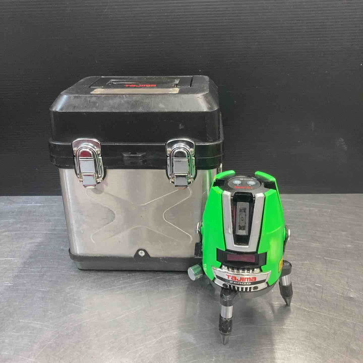【中古品】 タジマ(Tajima) グリーンレーザー墨出し器  ZERO G ゼロジ― KYR 矩・横・両縦 ZEROG-KYR 光学 【東大和店】