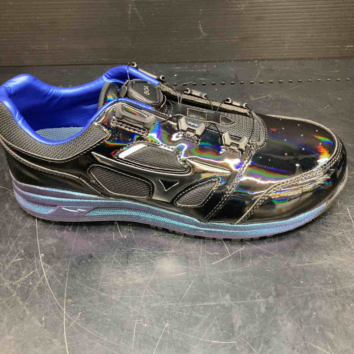 mizuno(ミズノ)ワークシューズ オールマイティLSⅡ 52L BOA F1GA2511 26.5 cm ホログラムブラック×シルバー×ブルー【川越店】