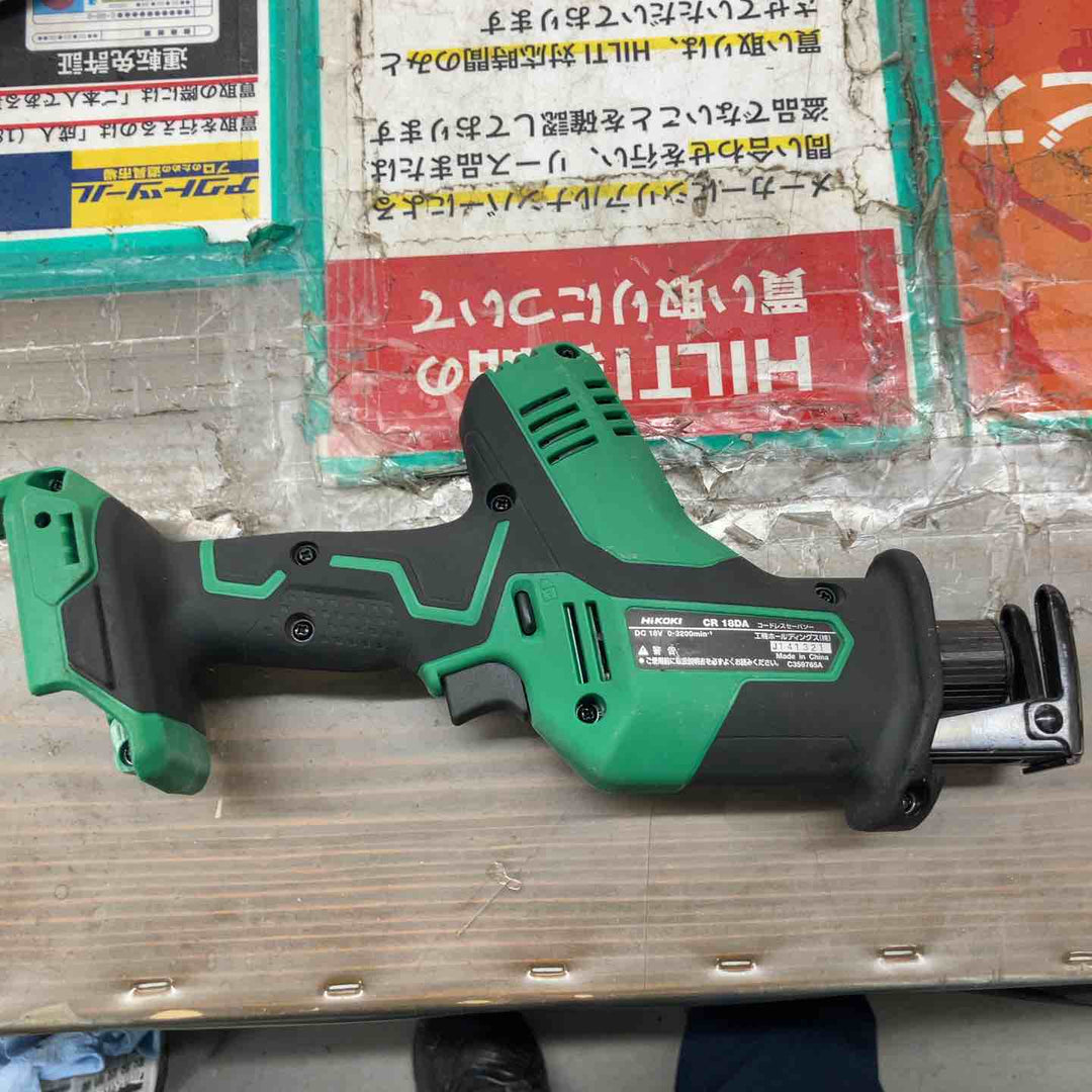 ☆ハイコーキ(HIKOKI ※旧:日立工機)18Vコードレスセーバーソー CR18DA(NN) 本体のみ【戸田店】