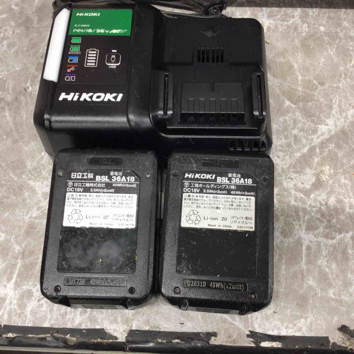 ★ハイコーキ(HIKOKI ※旧:日立工機) コードレスソフトインパクトドライバー WHP18DBL(2LXPK)【八潮店】