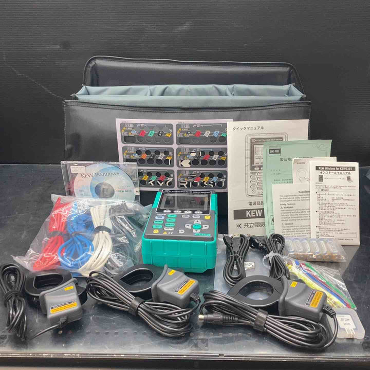 【未使用】共立電気計器 電源品質アナライザセット 6315-01【川越店】