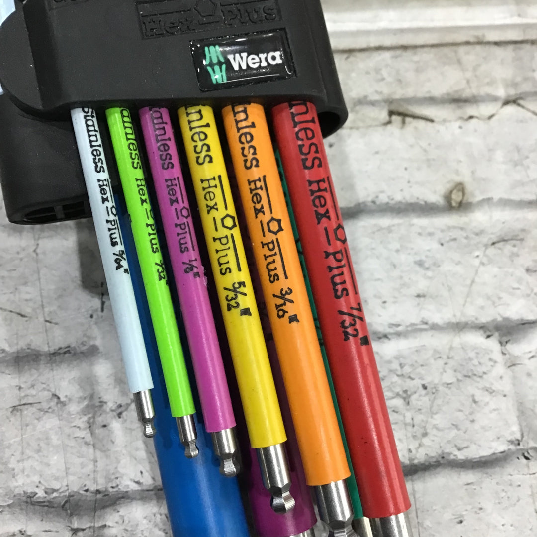 ヴェラ(wera) ステンレスマルチカラーヘックスキーセット 9本組 3950SPKL/9 【川口店】