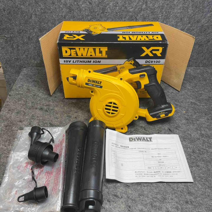デウォルト(DEWALT) 18V コードレスブロア DCV100 【桶川店】