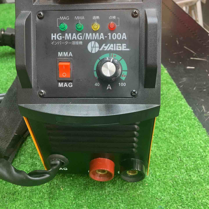 HAIGE(ハイガー) 半自動溶接機 HG-MAG/MMA-100A【川越店】
