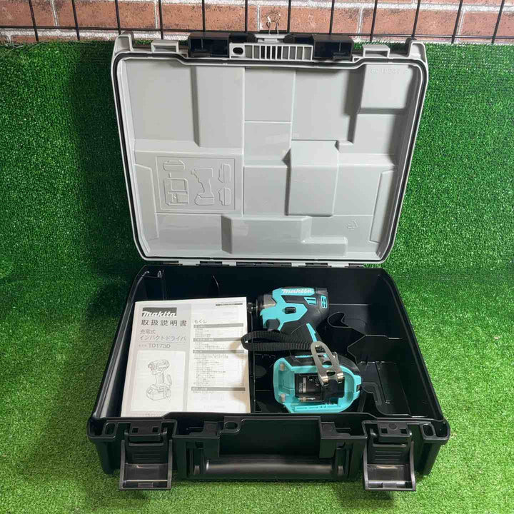 【本体＋ケース】マキタ(makita) 18Vコードレスインパクトドライバ TD173DGXTB ターコイズブルー【藤沢店】