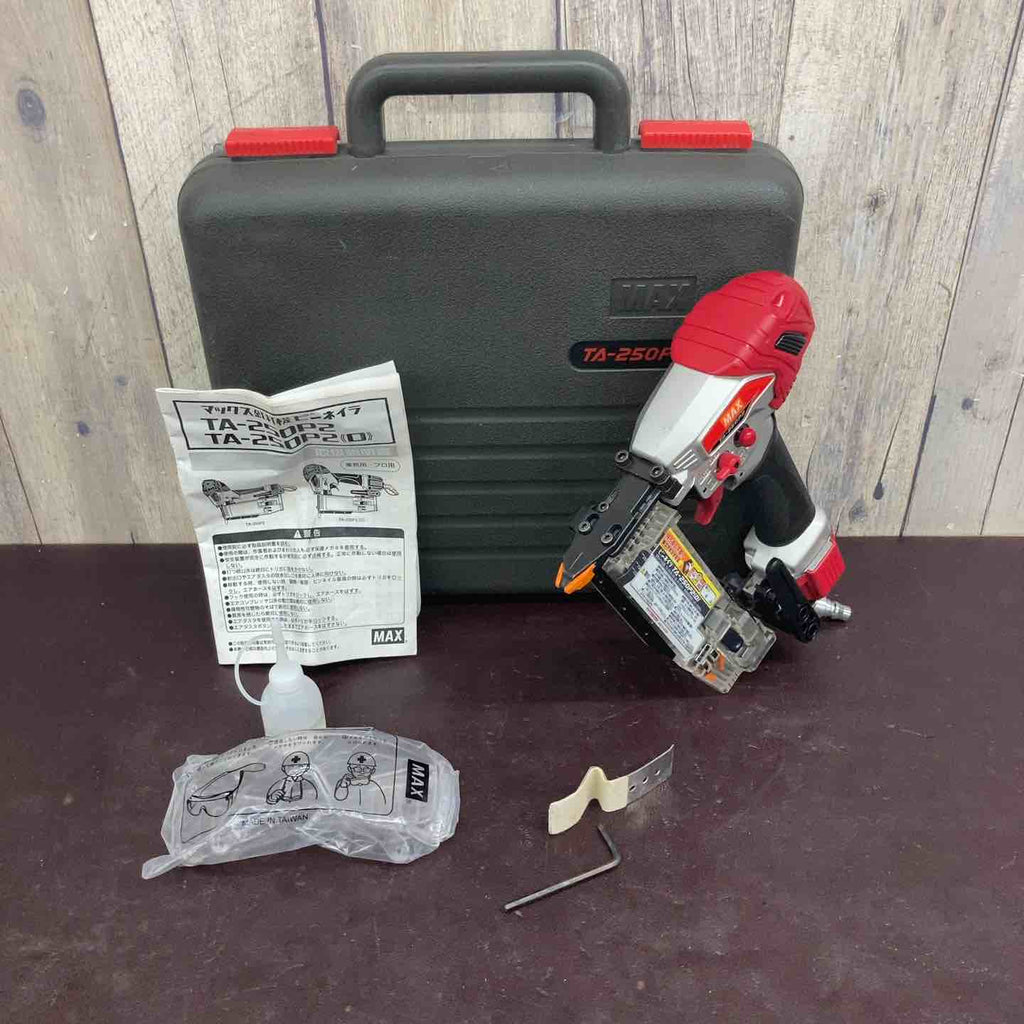 中古品】 マックス(MAX) 常圧ピンネイラ TA-250P2(D) 【東大和店 中古品】 マックス(MAX) 常圧ピンネイラ TA-250P2(D) 【東大和店