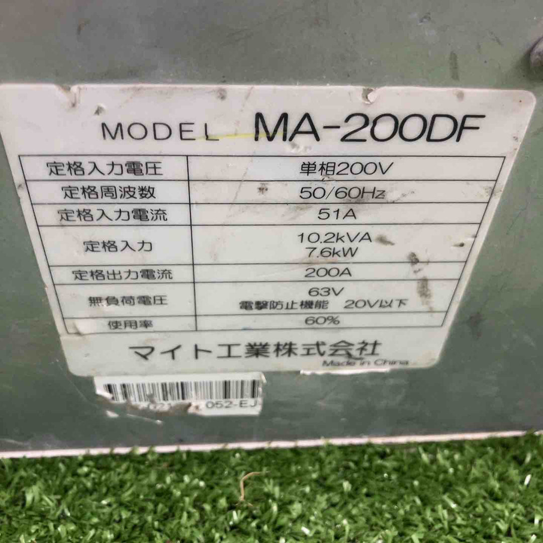 ◇マイト工業(might) インバーター直流アーク溶接機 MA-200DF 単相200V【川崎店】