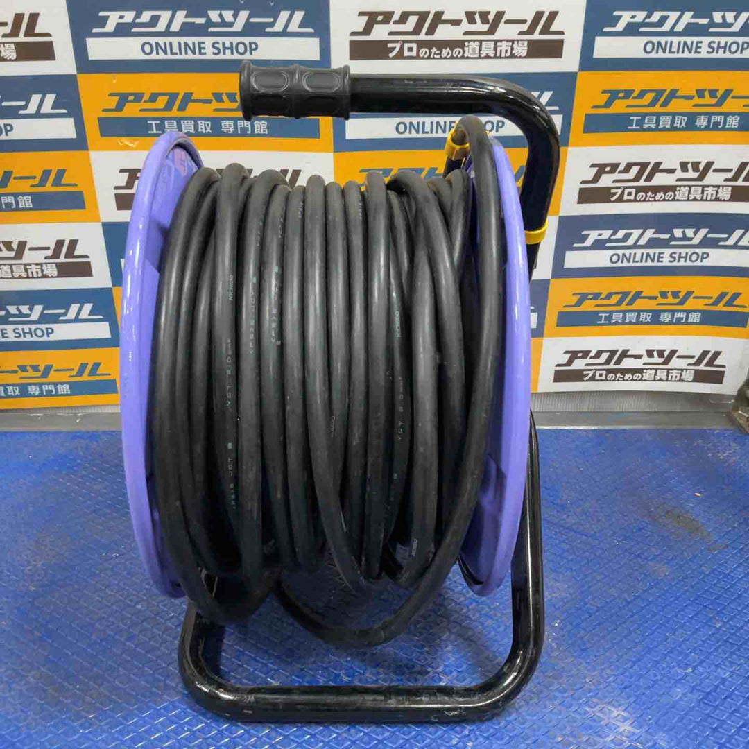 ◇日動 コードリール NP-EB34 ブレーカー付 22A-30M【草加店】