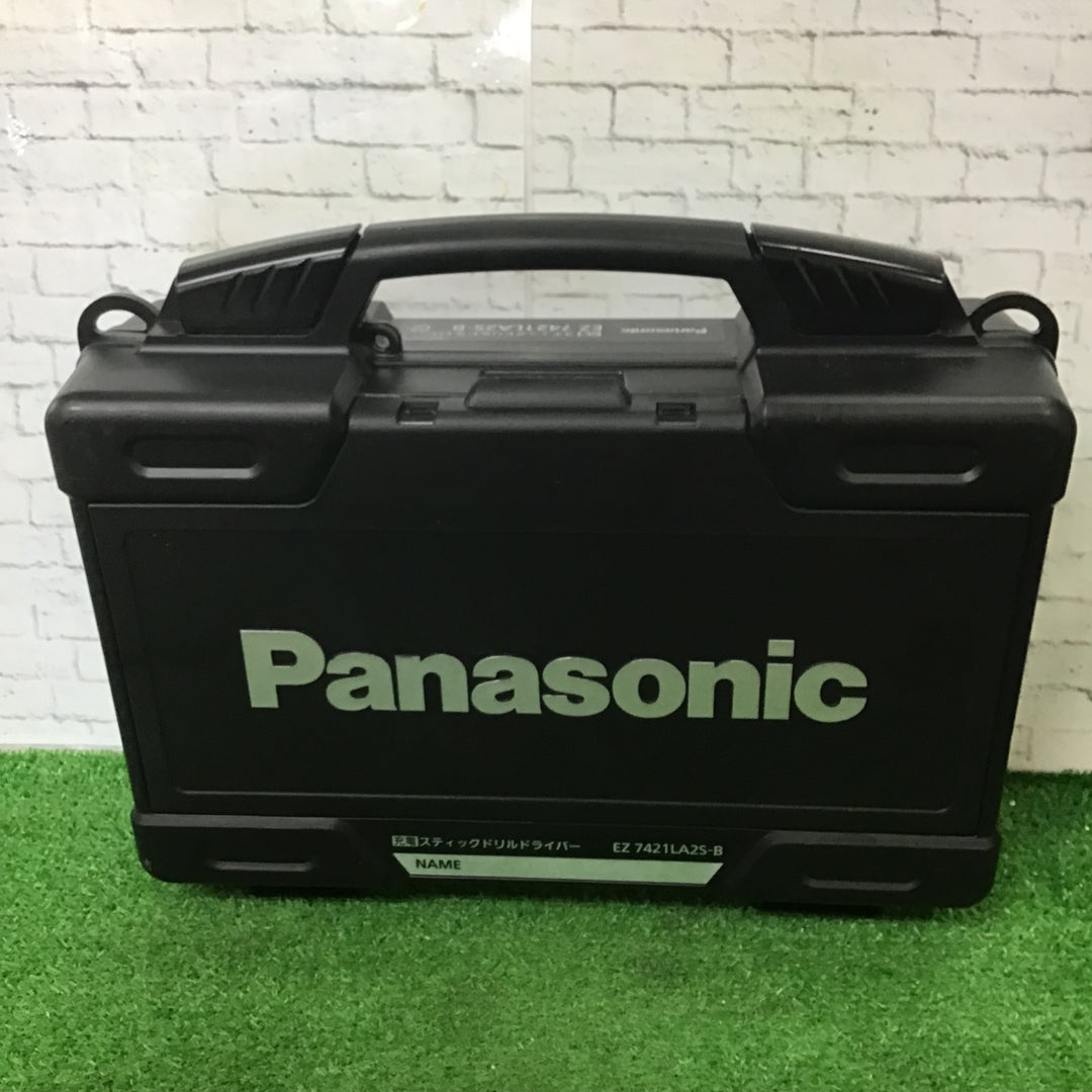 〇パナソニック(Panasonic) コードレススティック ドリルドライバー 黒  EZ7421LA2S-B【町田店】
