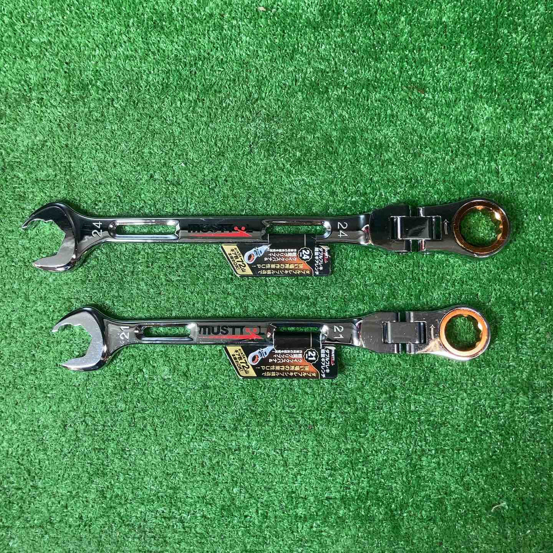 【未使用品(店頭展示品)】マストツール(musttool) ダブルフレキ 軽量ギアレンチ 24～10 計7本セット【岩槻店】