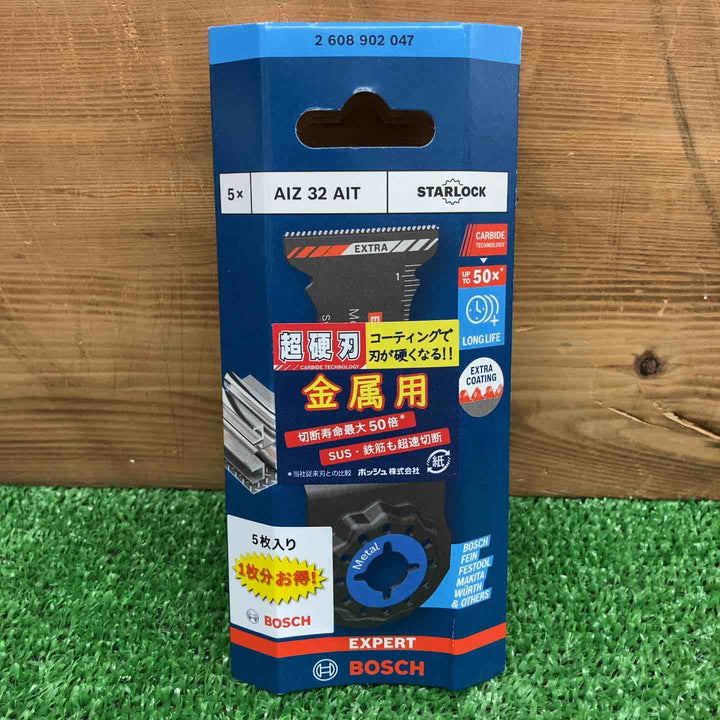 【未使用品】 ボッシュ/BOSCH マルチツールブレードスターロック AIZ32AIT/5 5本入 金属用 【鴻巣店】