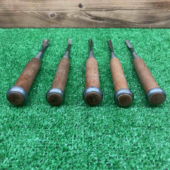 【中古品】 国秀 追入鑿 10本組 【鴻巣店】