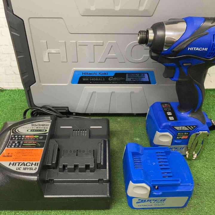 ★ハイコーキ(HIKOKI ※旧:日立工機) コードレスインパクトドライバー WH14DBAL2(2LSCK)(BB)【町田店】