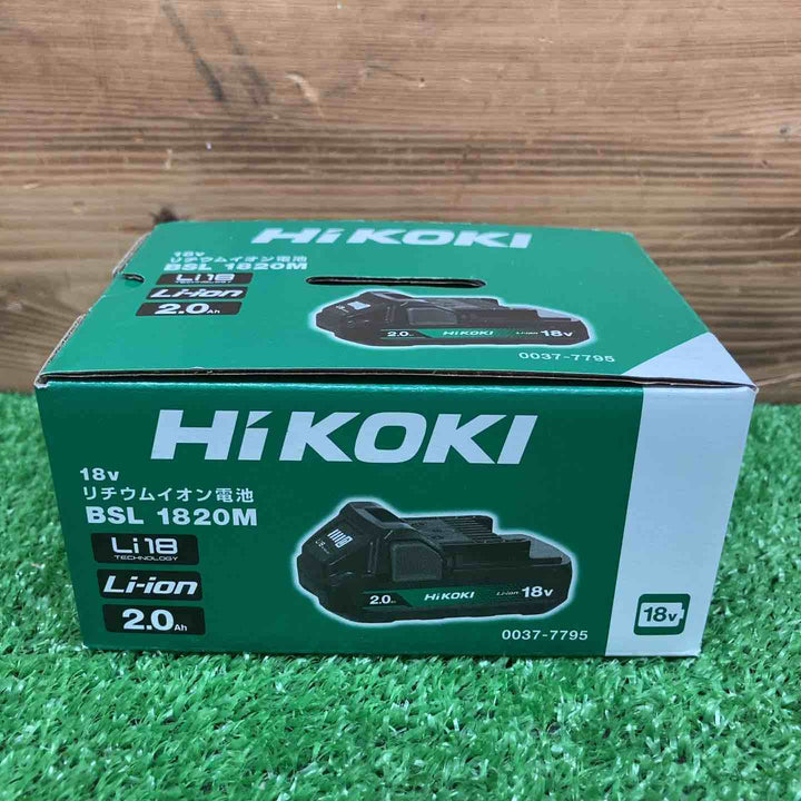【未使用品】 ハイコーキ/HIKOKI ※旧:日立工機 リチウムイオンバッテリー 18V/2.0Ah BSL1820M 【鴻巣店】