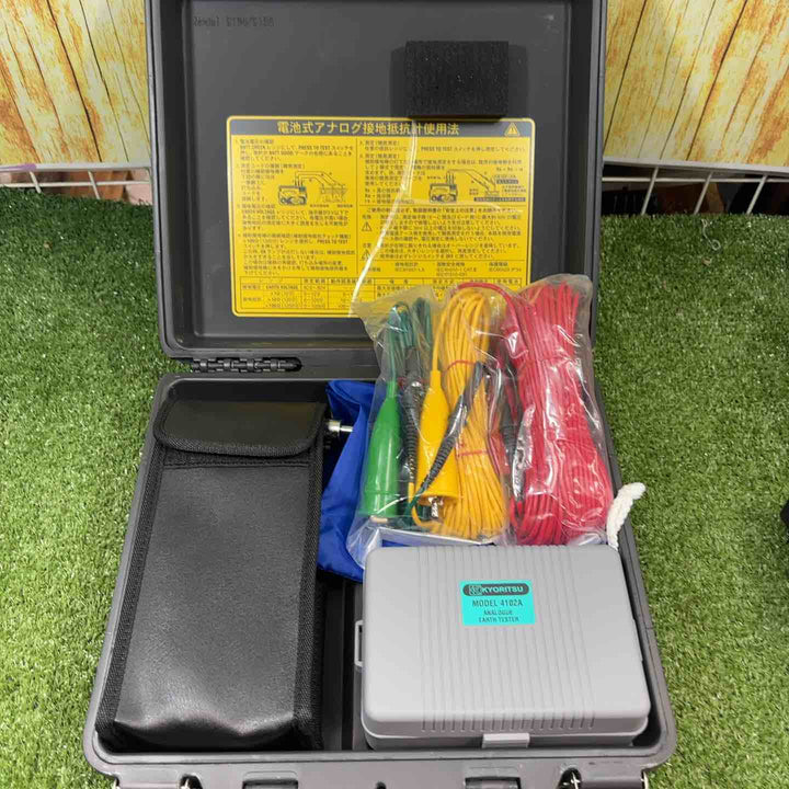 ◇共立電気計器(KYORITSU) 接地抵抗計 4102A【川崎店】